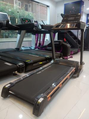 Life Fitness AC680 model electric treadmill.